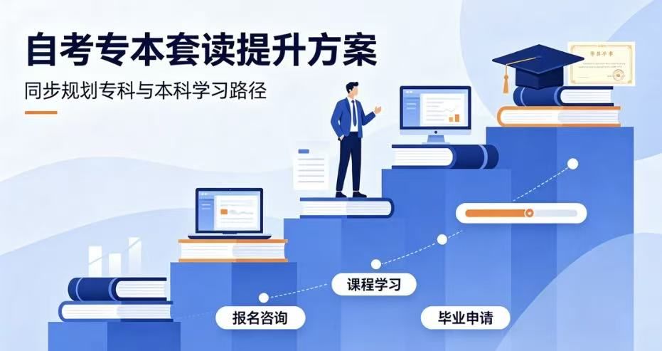 自考专本套读提升方案
